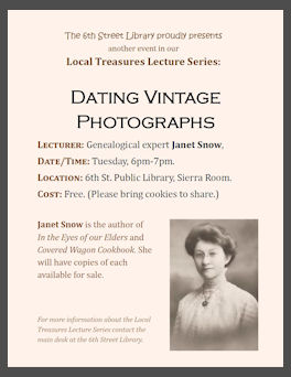 Poster for library lecture series